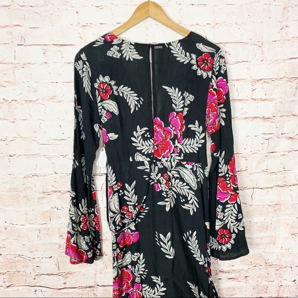 Billabong Floral Whisper Floral Print Midi Dress Size Small - Picture 7 of 7